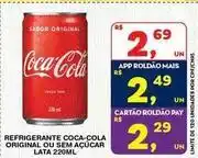 Roldão Sabor - refrigerante original ou sem acucar oferta