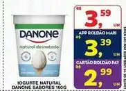Roldão Danone - iogurte natural oferta