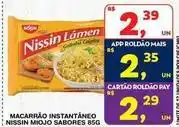 Roldão Nissin - macarrão instantâneo miojo oferta