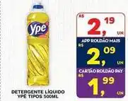 Roldão Ypê - detergente líquido oferta