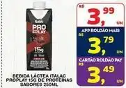 Roldão Italac - bebida láctea proplay 15g de proteinas sabores oferta