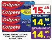 Roldão Colgate - creme dental oferta