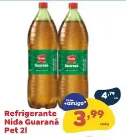Amigão Calçados Refrigerante Nida Guaraná Pet 2l oferta