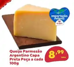Amigão Calçados Queijo Parmesão Argentino Capa Preta Peça oferta
