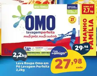 Lava ropa omo em pó lavagem perfeita