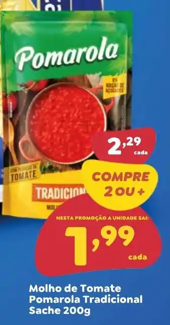 Molho de tomate pomarola tradicional sache
