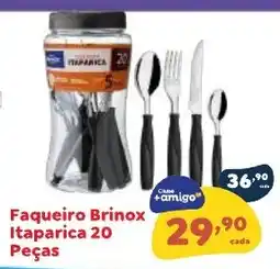 Amigão Calçados Faqueiro Brinox Itaparica 20 Peças oferta
