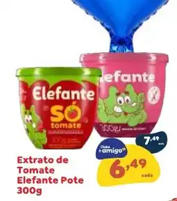 Amigão Supermercados Extrato de Tomate Elefante Pote oferta