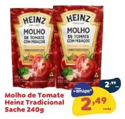 Amigão Calçados molho de tomate heinz tradicional oferta