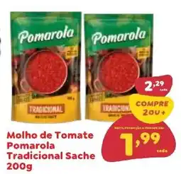 Amigão Calçados molho de tomate pomarola tradicional sache oferta