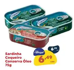 Amigão Calçados Sardinha Coqueiro Conserva Óleo oferta