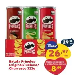 Amigão Calçados Batata Pringles Original/ Cebola/ Churrasco oferta
