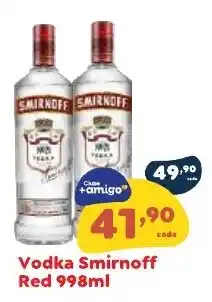 Amigão Supermercados Vodka Smirnoff Red oferta