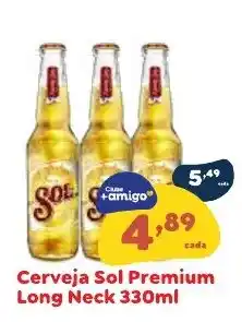 Amigão Supermercados Cerveja Sol Premium Long Neck oferta