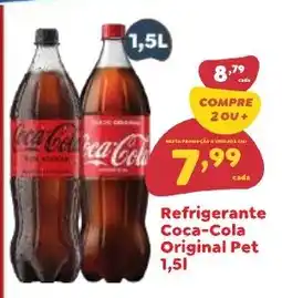 Amigão Supermercados Refrigerante coca-cola original pet oferta