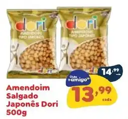 Amigão Calçados Amendoim salgado japonês dori oferta