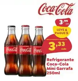 Amigão Calçados Refrigerante Coca-Cola Mini Garrafa oferta