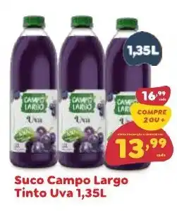 Amigão Calçados Suco campo largo tinto uva oferta