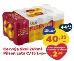 Amigão Calçados Cerveja skol 269ml oferta