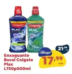 Amigão Supermercados Enxaguante Bucal Colgate Plax oferta