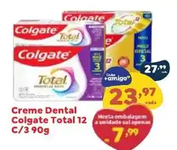 Amigão Calçados Creme Dental Colgate Total 12 oferta