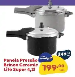 Amigão Supermercados Panela Pressão Brinox Ceramic Life Super 4,2l oferta