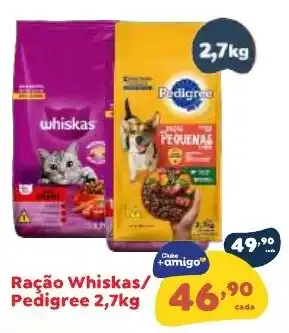 Ração Whiskas/ Pedigree