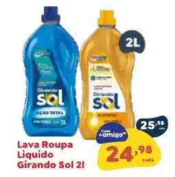 Amigão Supermercados Lava Roupa Líquido Girando Sol 2l oferta