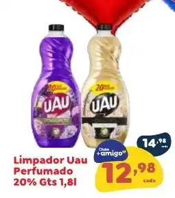 Amigão Supermercados Limpador Uau Perfumado oferta