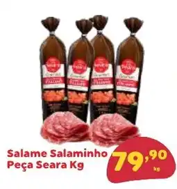 Amigão Supermercados Salame salaminho peça seara kg oferta