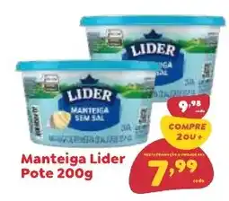 Amigão Supermercados Manteiga lider sem sal oferta