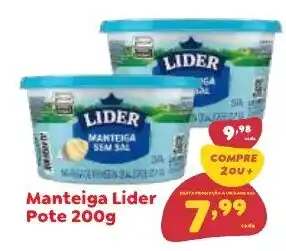 Manteiga lider sem sal