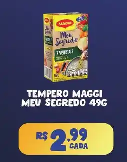 Bahamas Supermercados Tempero maggi meu segredo oferta
