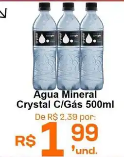 Cocipa Agua Mineral Crystal C/Gás oferta