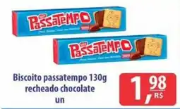 Nevada Supermercados Biscoito passatempo recheado chocolate oferta