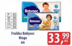 Nevada Supermercados Fraldas babysec mega un oferta