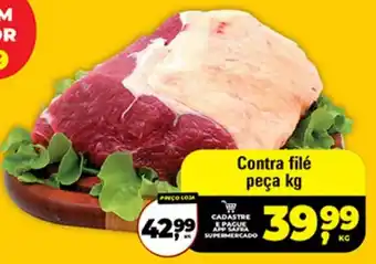 Contra filé peça kg