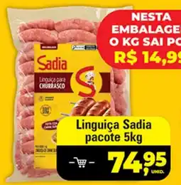 Safra Supermercados Linguiça Sadia oferta