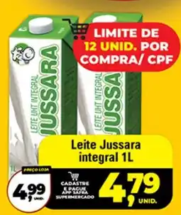 Safra Supermercados Leite jussara integral oferta
