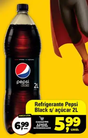 Refrigerante pepsi black s/ açúcar