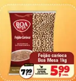Safra Supermercados Feijão carioca boa mesa oferta