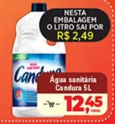 Safra Supermercados Água sanitária Candura 5L oferta