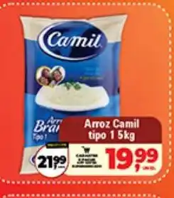 Safra Supermercados Arroz camil tipo 1 oferta