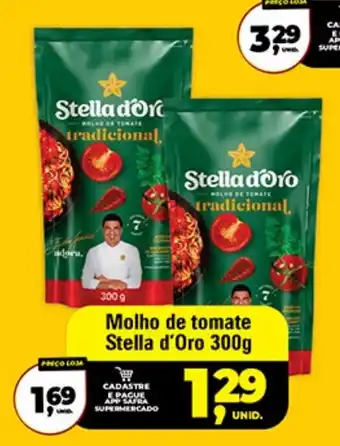 Safra Supermercados Molho de tomate Stella d'Oro oferta