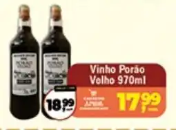 Safra Supermercados Vinho Porão Velho oferta