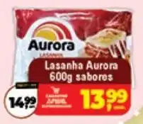 Safra Supermercados Lasanha aurora sabores oferta