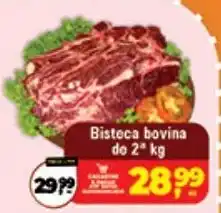Safra Supermercados Bisteca bovina oferta