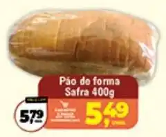 Safra Supermercados Pão de forma Safra oferta