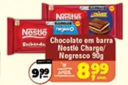 Safra Supermercados Chocolate em barra Nestlé Charge Negresco oferta