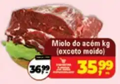 Safra Supermercados Miolo do acém kg oferta